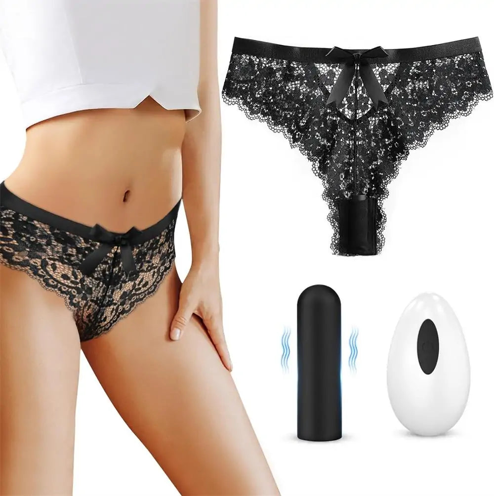 Remote Control Wearable Panty Bullet Vibrator 