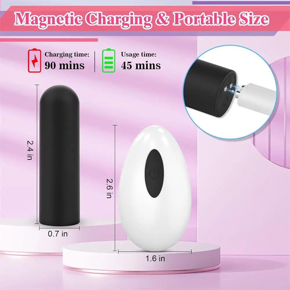 Remote Control Wearable Panty Bullet Vibrator 
