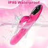 Dual Glow 9 Thrusting & 9 Vibrating Modes Rabbit Vibrator On-Screen Display