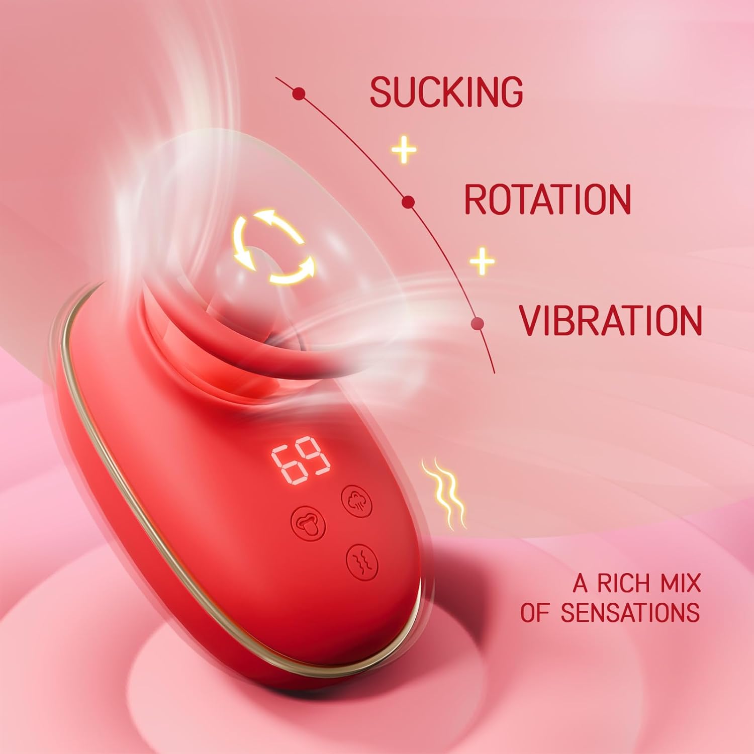 Valentina - Clitoral Sucking Vibrator with Licking & Vibrating Function