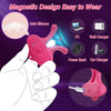 Vibrating Nipple Clamps Rabbit Vibrator with 9 Vibration Modes #SoloPublic
