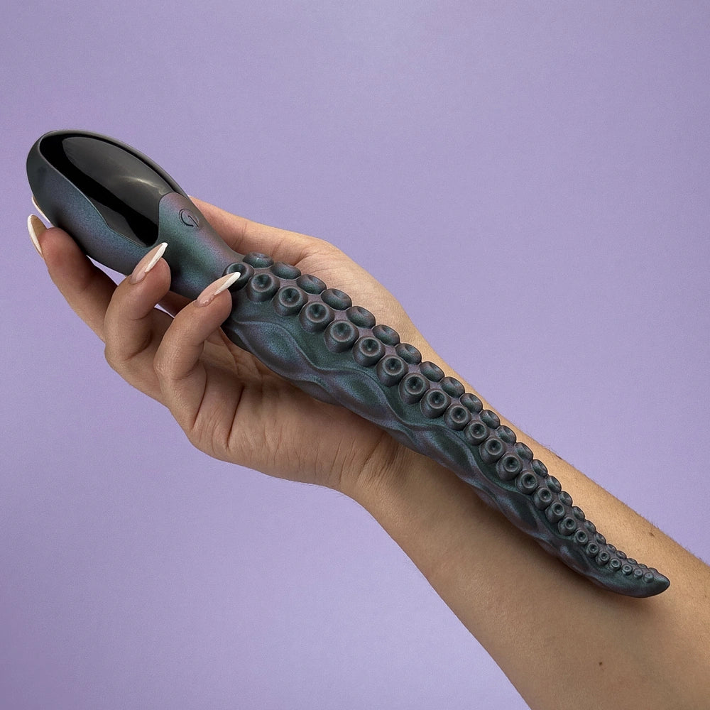 10.6" Tentavibe - Vibrating Tentacle Dildo LED Display Vibrator