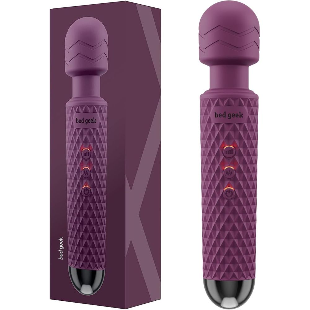 bed geek Handheld Cordless Personal Wand Massager