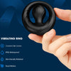 Vibrating Cock Ring with Flexible Bulb, Strong Erection, Stay Hard & Please Her (≤50 dB)