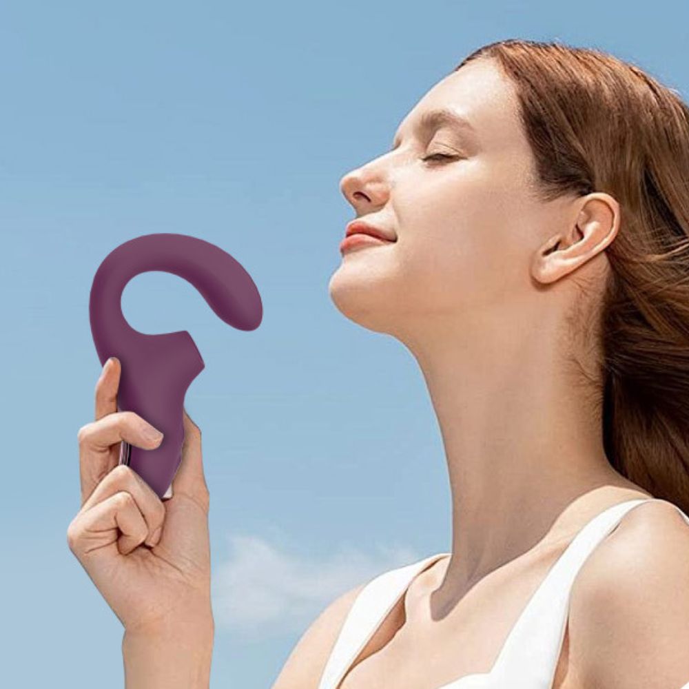 Mona Pro – Clit & G-Spot Suction Dual Stimulation Vibrator, Quiet, Powerful & Flexible (<50 dB)