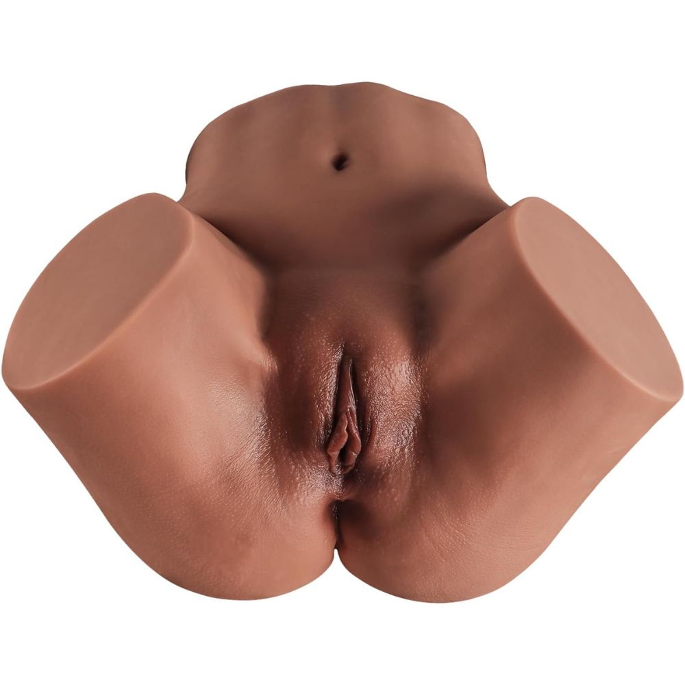 Life-Size Realistic Male Masturbator Butt – 1:1 Size, 22LB Weight, Vagina & Anal Dual Channels