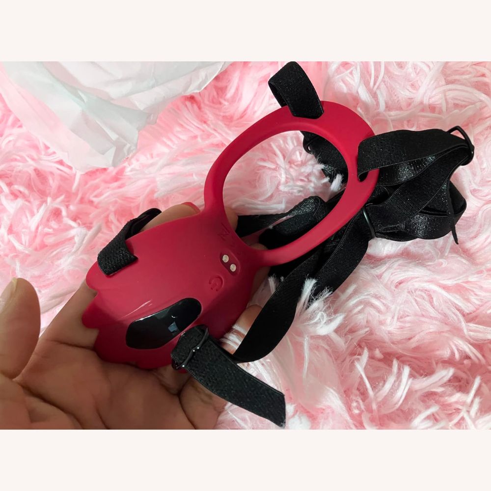 Rechargeable Remote-Control Pleasure Panty Vibrator with Harness