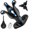 Anal Extender Upgraded Penis Trainer with Tension Shock Flapping Thrusting Vibrating 6 Inch (<45 dB) + Enema Bulb Ball