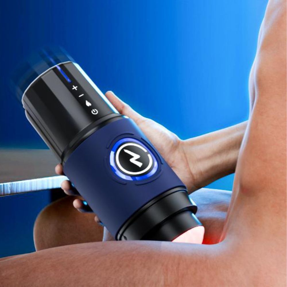 Pulsating Cumshots Thrusting Male Stroker with Heating Realistic Warmth Masturbation, 5-Speed Smooth Motion Blowjob