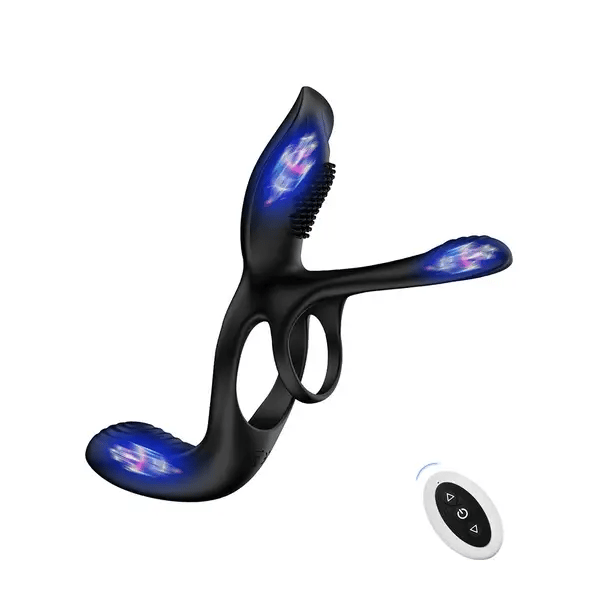 9 Vibration Modes Penis Ring for Perineum C-spot and G-spot 3 in 1 Stimulation