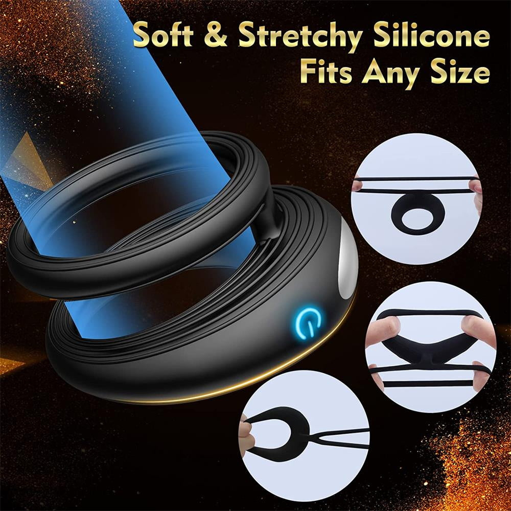 ATOM PLUS - Double Ring Male Vibrator for Longer Harder Stronger Erection