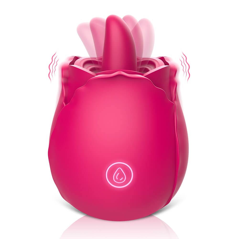 Rose Tongue Licking Vibrator | Rose Licking Vibrator | Adorime