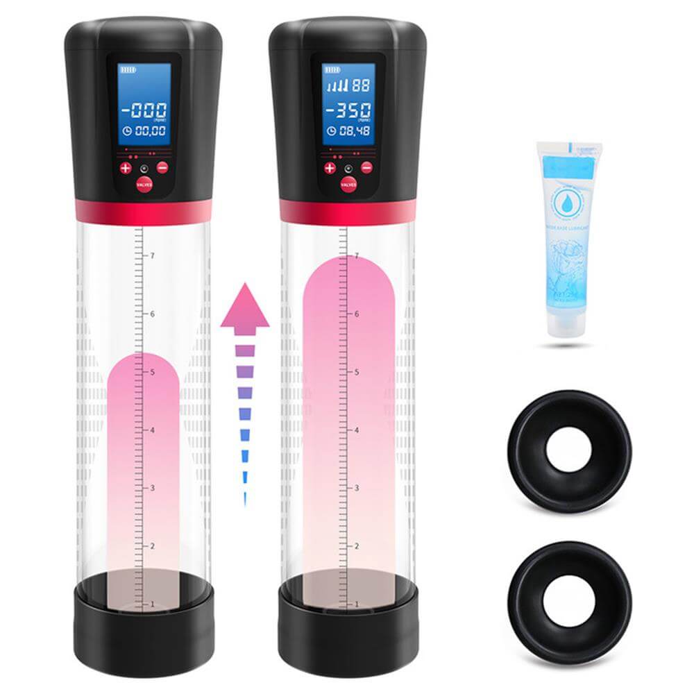 Electric Penis Pump for Men with 8 Suction Intensities, Adorime  Rechargeable Automatic Vacuum Penis Enlargement Extend Pump, Mens Penis  Enlarger Air