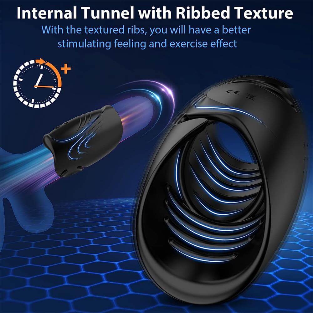 Male Masturbator Penis Training Vibrator with APP Control