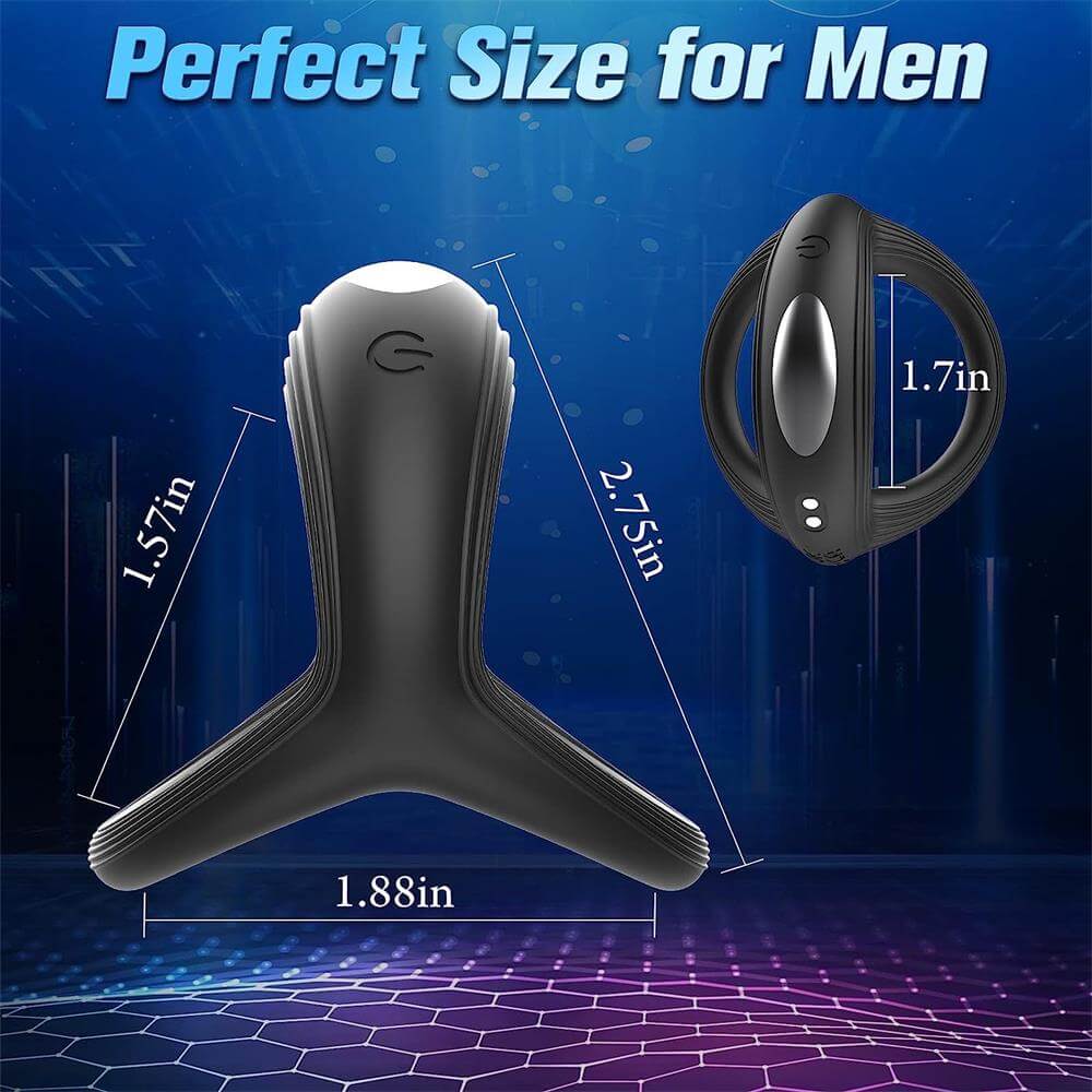 Male Erection Enhancing Vibrating Cock Ring