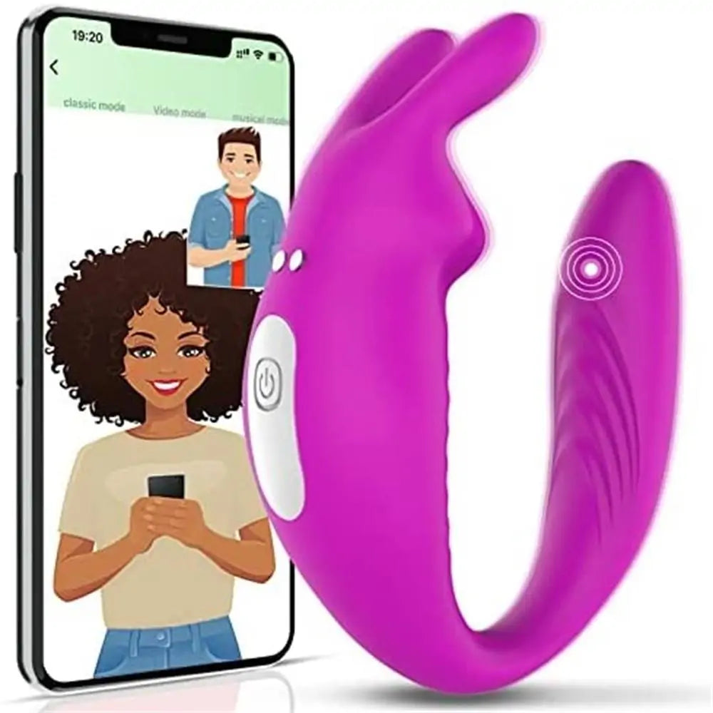 Wearable G Spot and Clit Rabbit Vibrator Remote Control