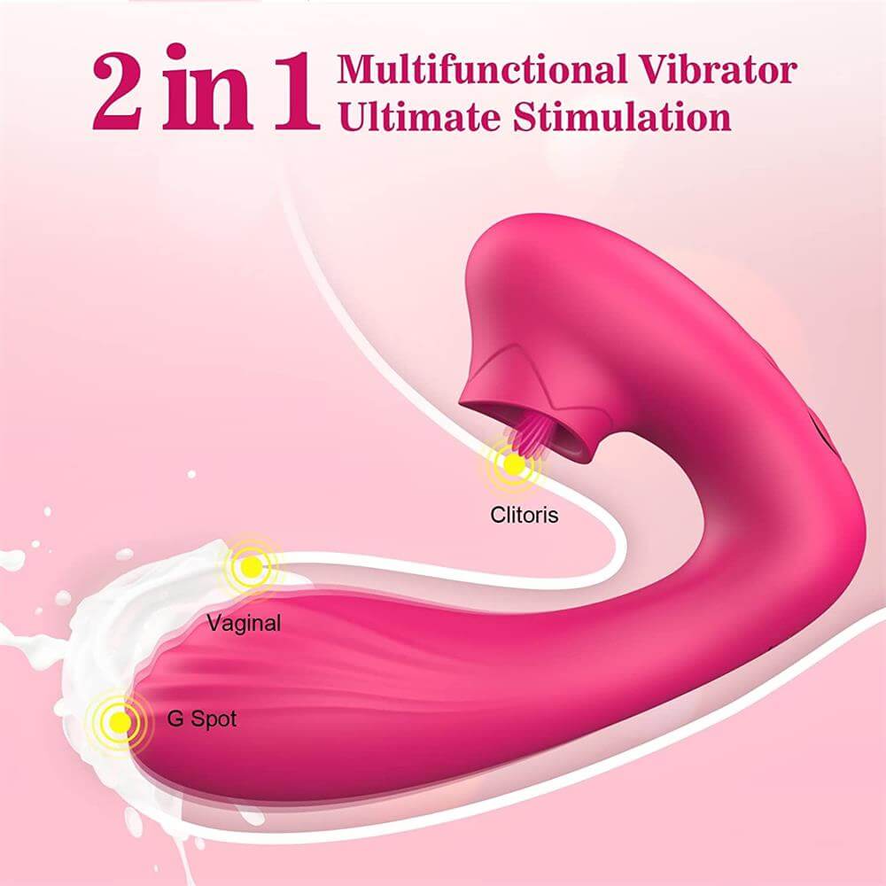 Licking Curved Vibrator | Clit Licking Toy | Adorime