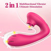 Hera - 2 in 1 Clitoral Licking Curved G Spot Vibrator