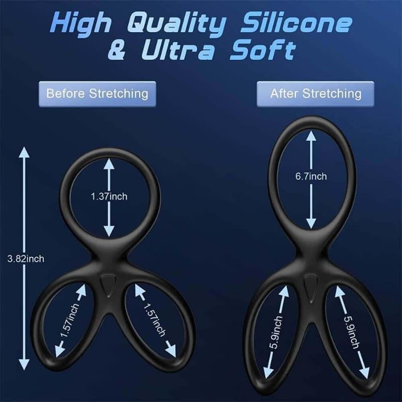 Silicone Penis Rings | Stretchy Penis Rings | Adorime