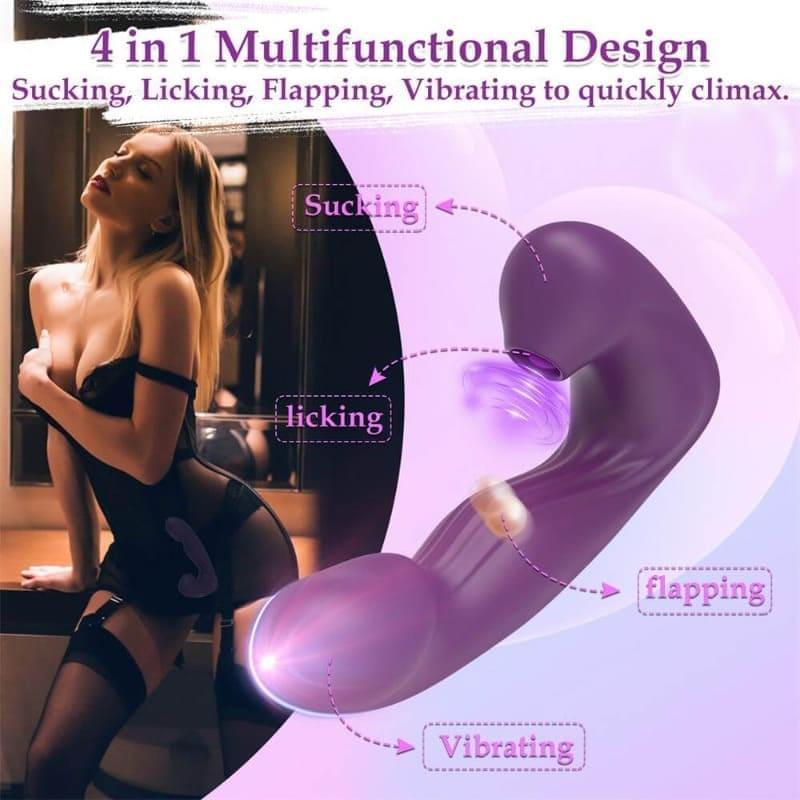 Clit Sucking Toy | Vibrating Dildo Stimulator | Adorime 