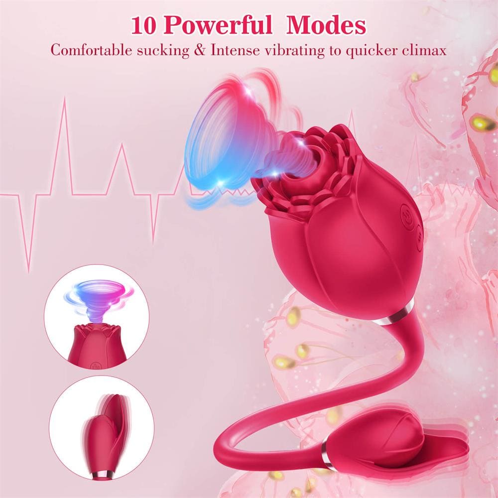 Rose Sucking Vibrator | Mermaid Rose Sucking Vibrator | Adorime