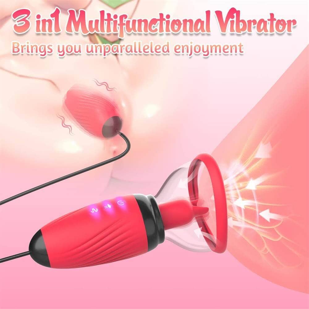 Vibrating Nipple Clamp Dual Egg Vibrator Adorime pic