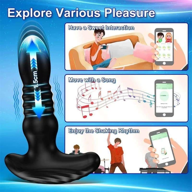 App Control Anal Plug Vibrator | Anal Plug Vibrator | Adorime