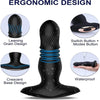 Thrusting Anal Vibrator Prostate Massager with Remote Control (500 times per minute)