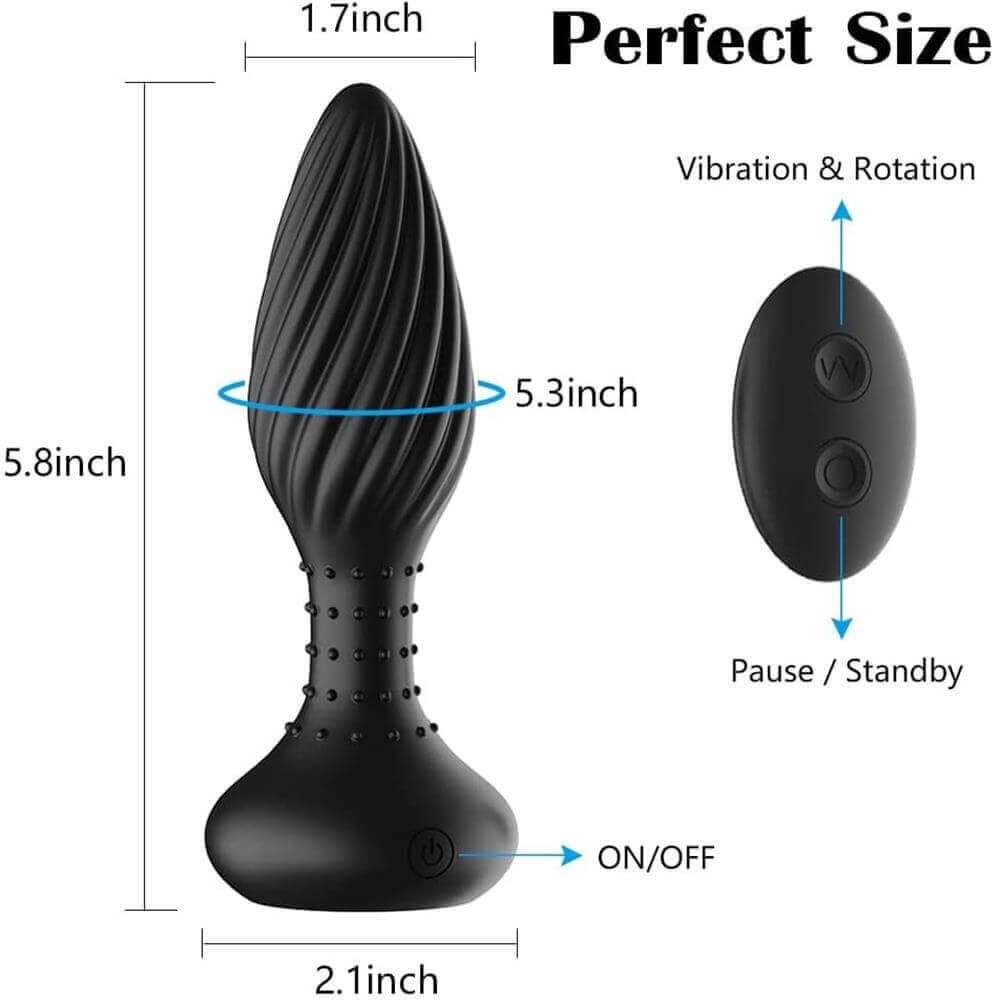 Remote Control Prostate Massager | Unisex G Spot Vibrator | Adorime