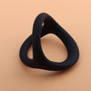 3pcs Silicone Penis Ring Triangle Stretchy Cock Ring