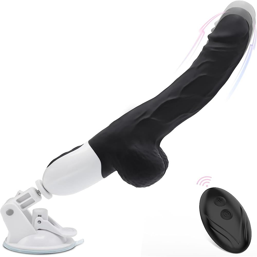 Telescopic Multi-Angles Sex Machine Silicone Suction Cup Dildo Vibrator 6 Inch