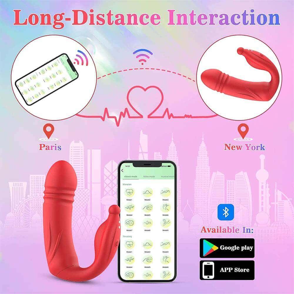 App Controlled G-Spot Dildo | G-Spot Dildo | Adorime