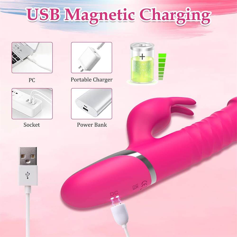 Rechargeable Rabbit Vibrator | Rabbit Sex Toy | Adorime