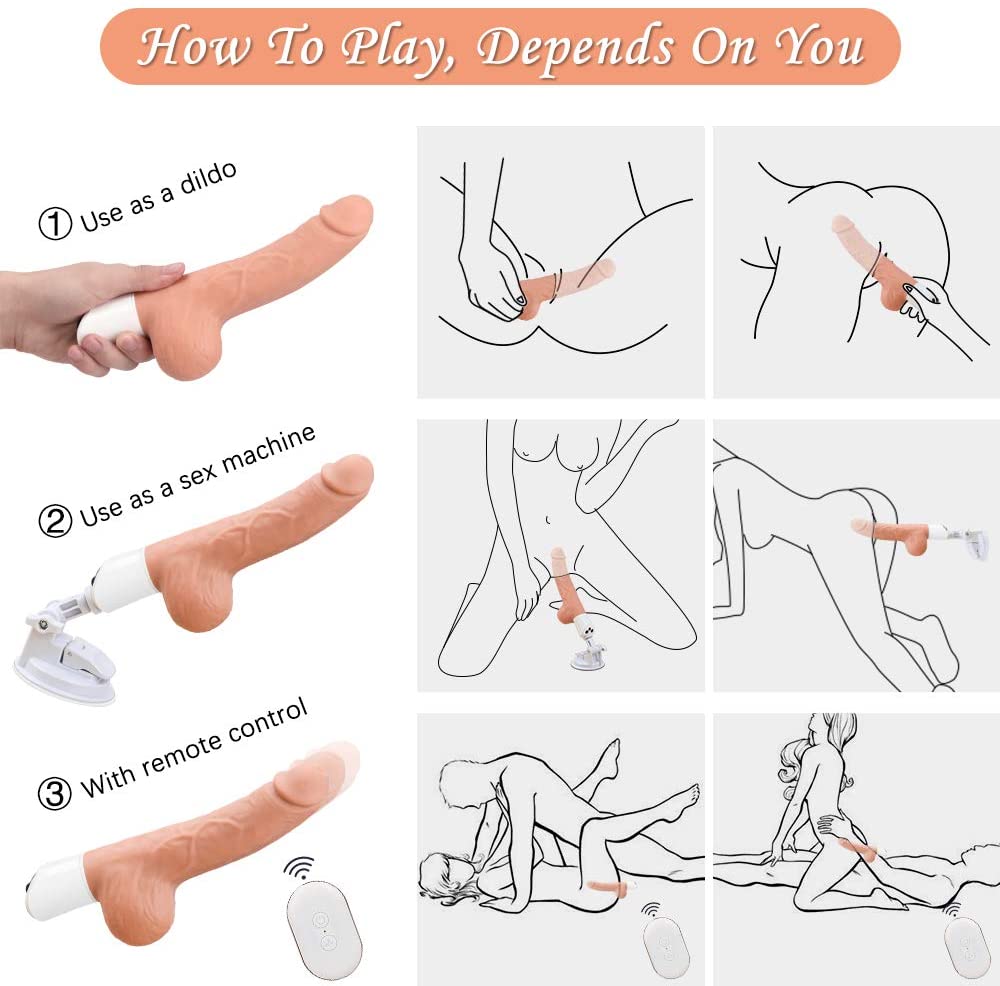 Thrusting Dildo Sex Toy | Dildo Sex Toy | Adorime