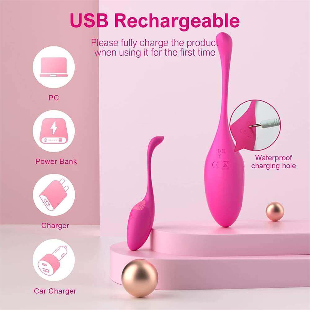 APP Remote Control G-spot Panty Vibrator, Pink Fun Long Distance Bluetooth  Wearable, Rechargerable Adult Sex Toys More Than 10 Vibrations for Women