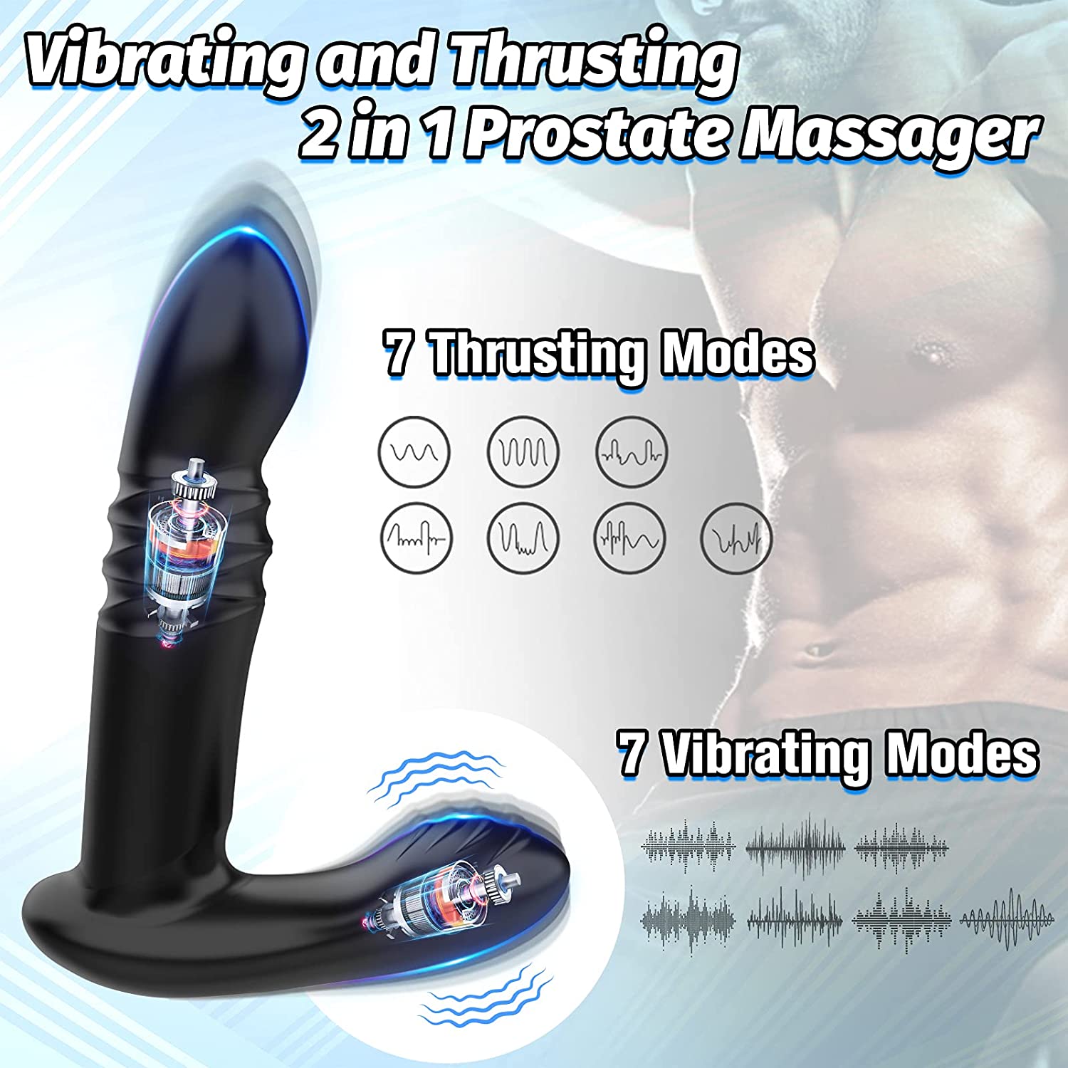 Thrusting Butt Plug | Thrusting Butt Plug | Adorime