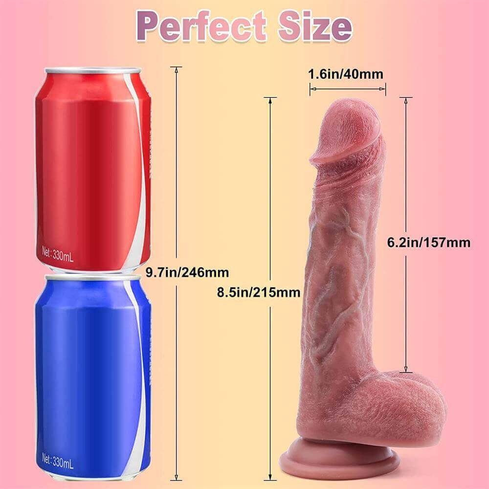 Realistic Curved Dildo | Silicone Curved Dildo | Adorime