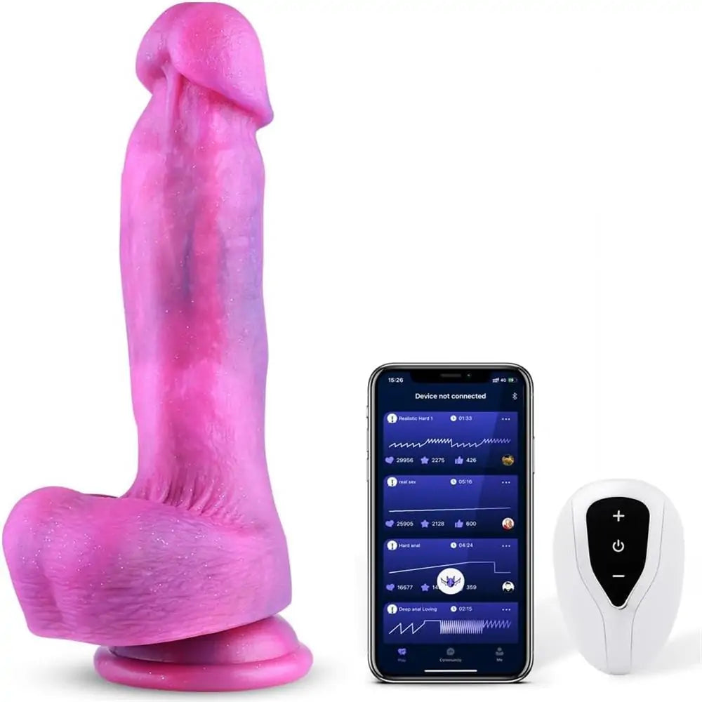 8 Inch Huge Massive Fantasy Vibrating Dildo with Suction Cup