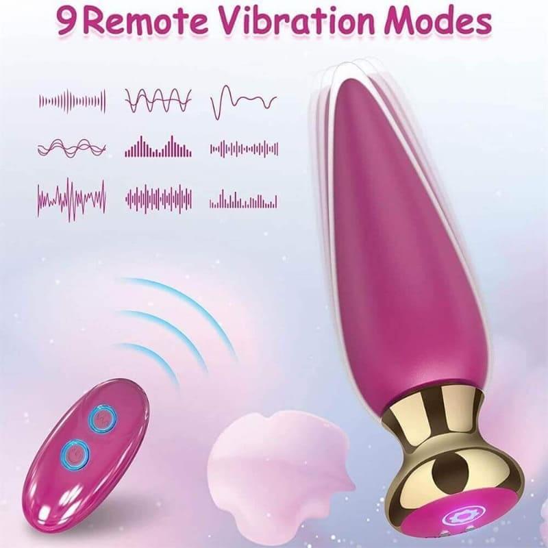 App & Remote Controlled Luxury Rechargeable Vibrating Butt Plug