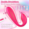 Remote Control Dual-Ended Vibrator for Clitoris & G-spot