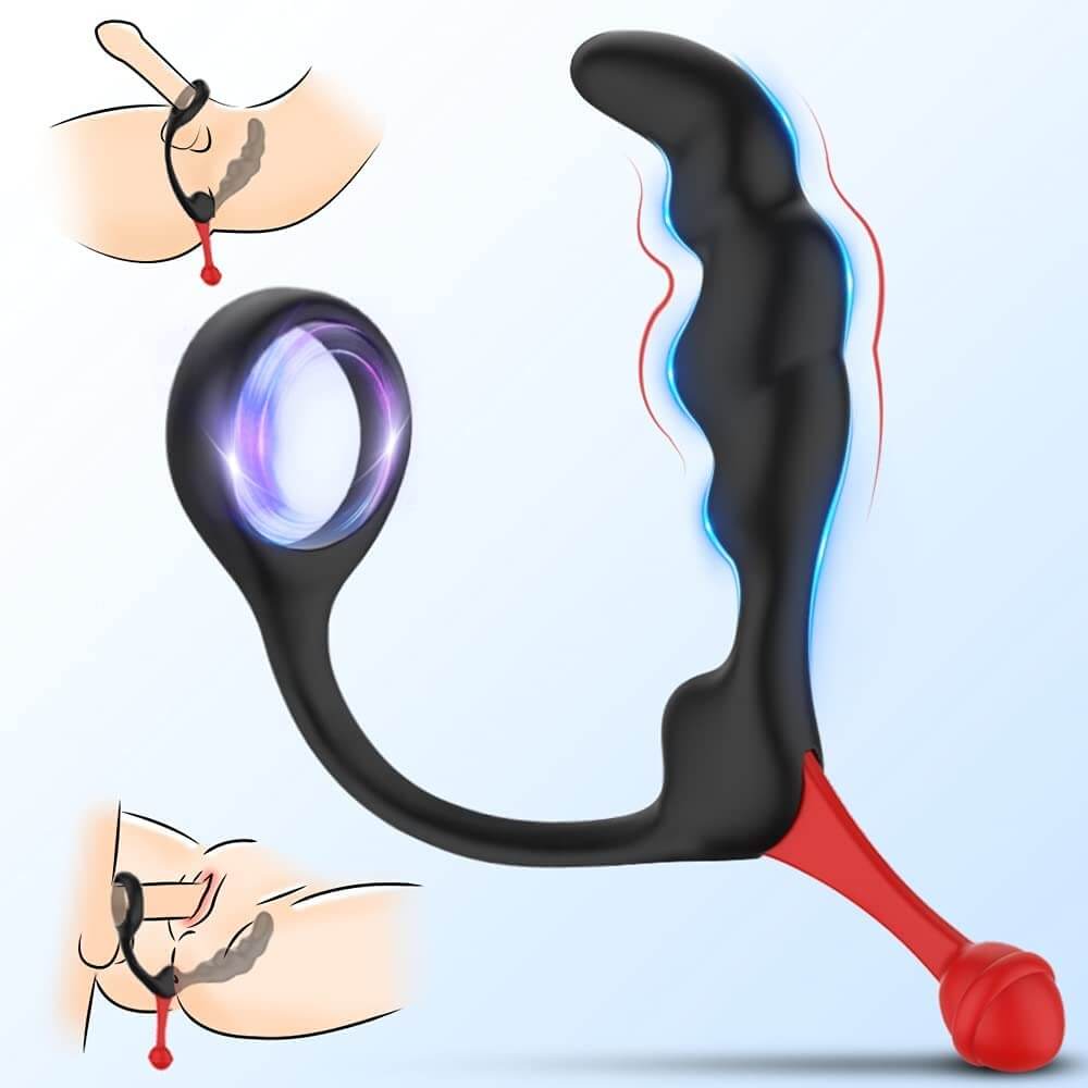 Flexible Cock Ring | Anal Plug with Cock Ring | Adorime