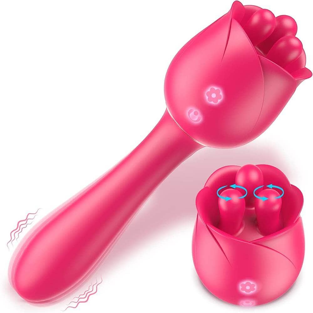Clitoral Kneading Vibrator | Rose Vibrator Toy | Adorime