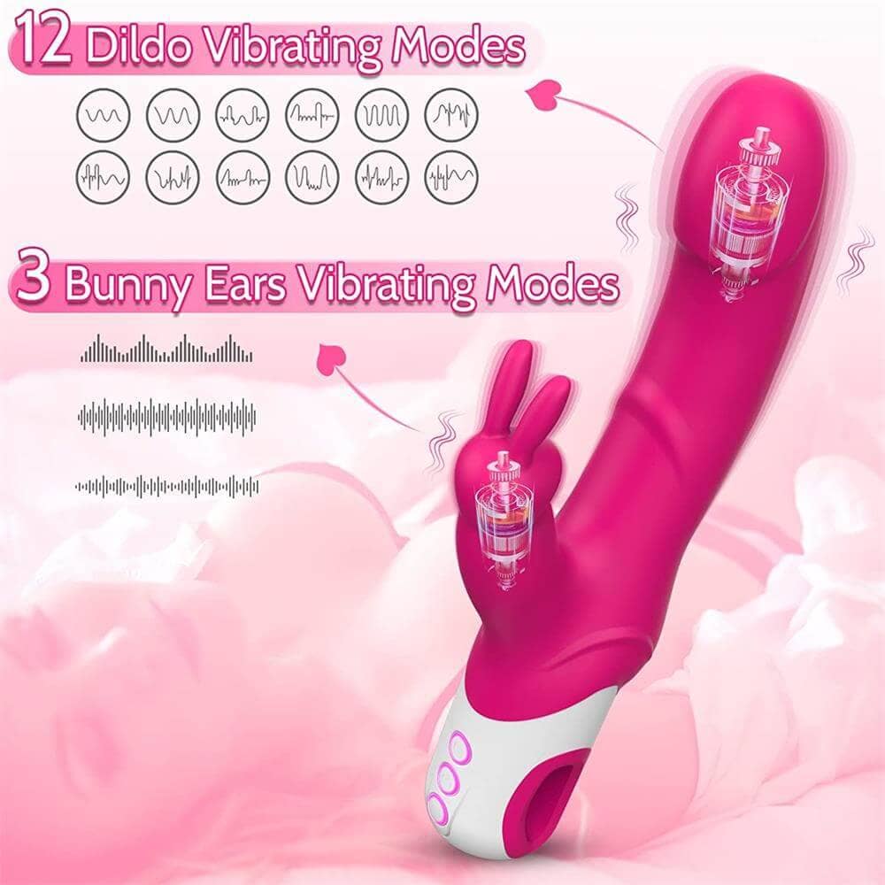 G-Spot Bunny Vibrator | Waterproof Dildo Vibrator | Adorime