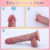 Lifelike Lover Kari - Double-Layered Silicone Realistic Dildo Curved Dildo 8.5 Inch