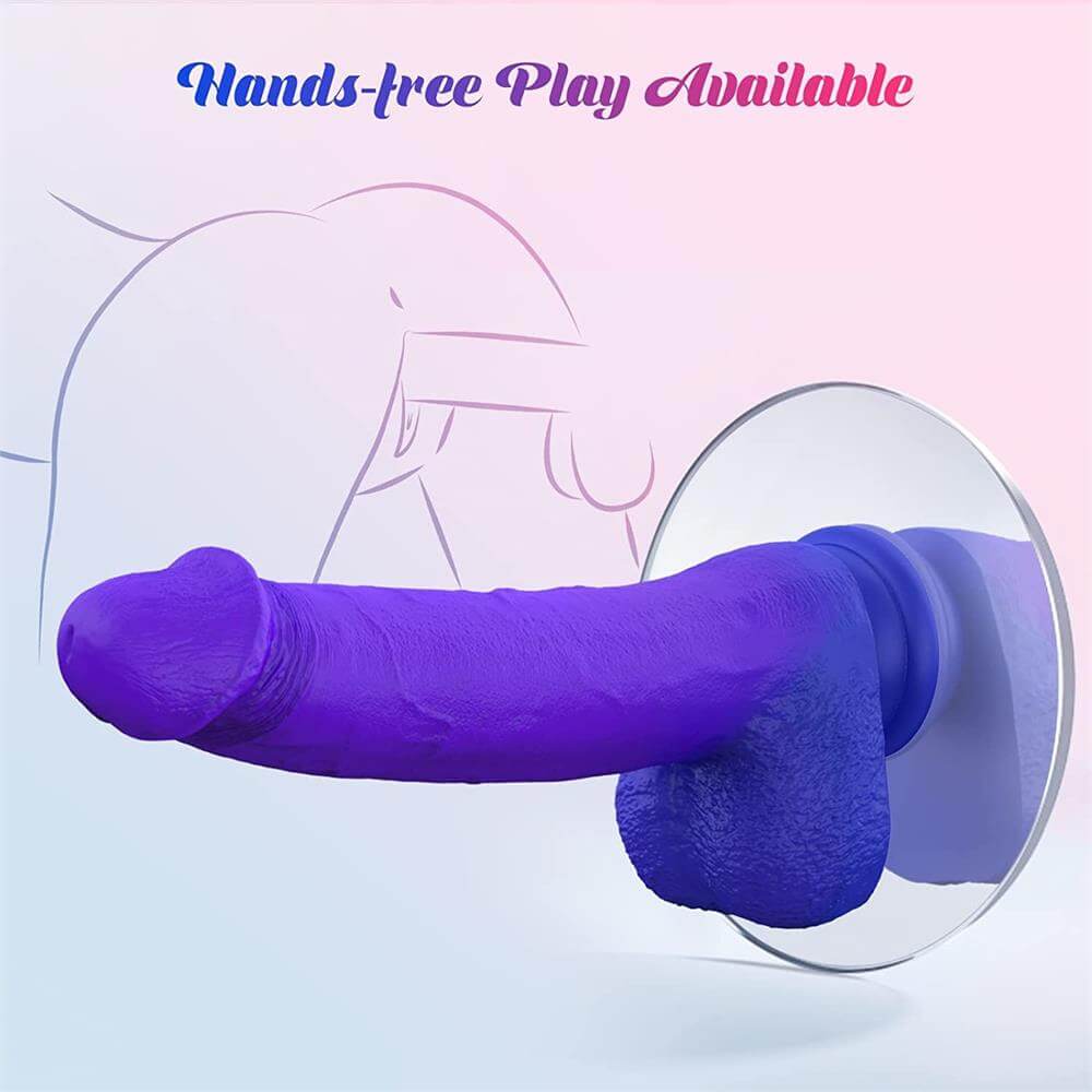 Color Changing Dildo | Flexible Silicone Dildo | Adorime