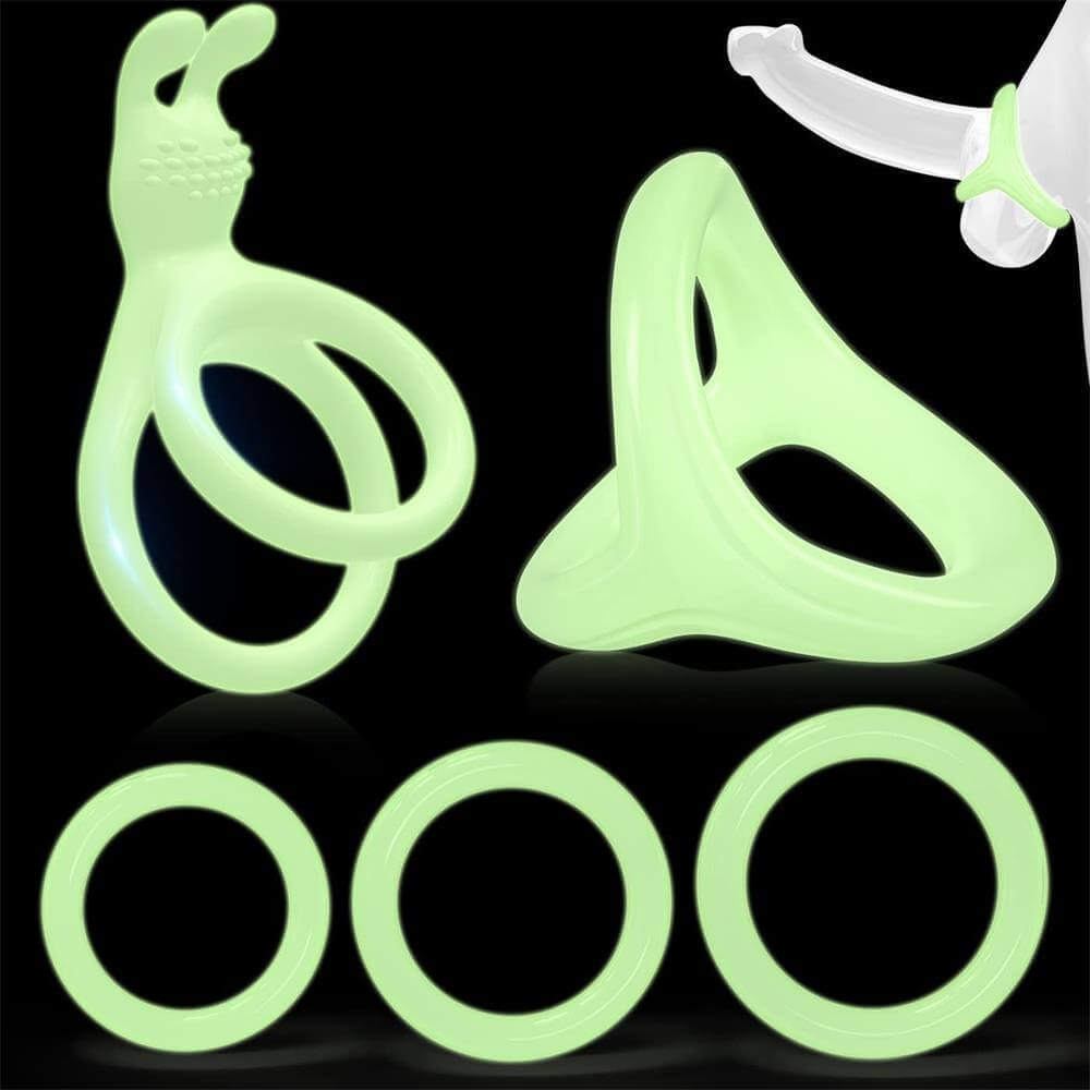 Silicone Cock Ring Set | Stretchy Cock Rings Set | Adorime