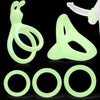Rabbit Stimulating & Triple Ultra Soft Silicone Cock Ring, O-Ring Set (5 Pack)