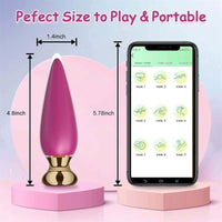Ditto - App & Remote Controlled Luxury Rechargeable Vibrating Butt Plug 4.8 Inch