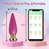 Ditto - App & Remote Controlled Luxury Rechargeable Vibrating Butt Plug 4.8 Inch