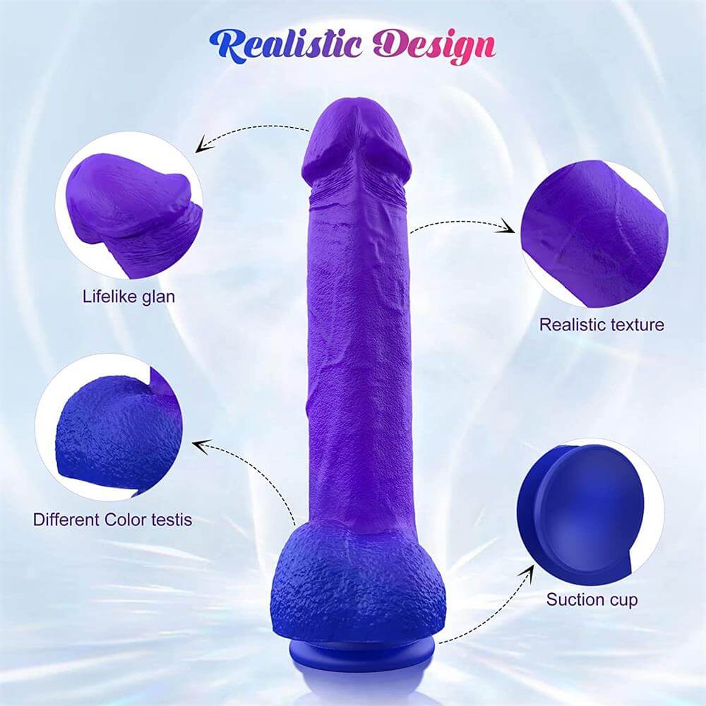 Color Changing Dildo | Flexible Silicone Dildo | Adorime